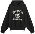 Fear of God Essentials Fleece Vintage Shrunken Hoodie 'Black'