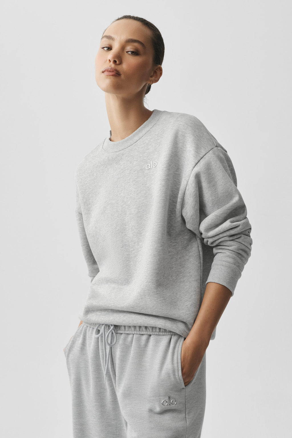 Accolade Crew Neck Pullover - Athletic Heather Grey - 3
